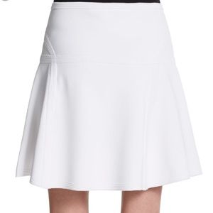 Whte Ponte DVF skirt